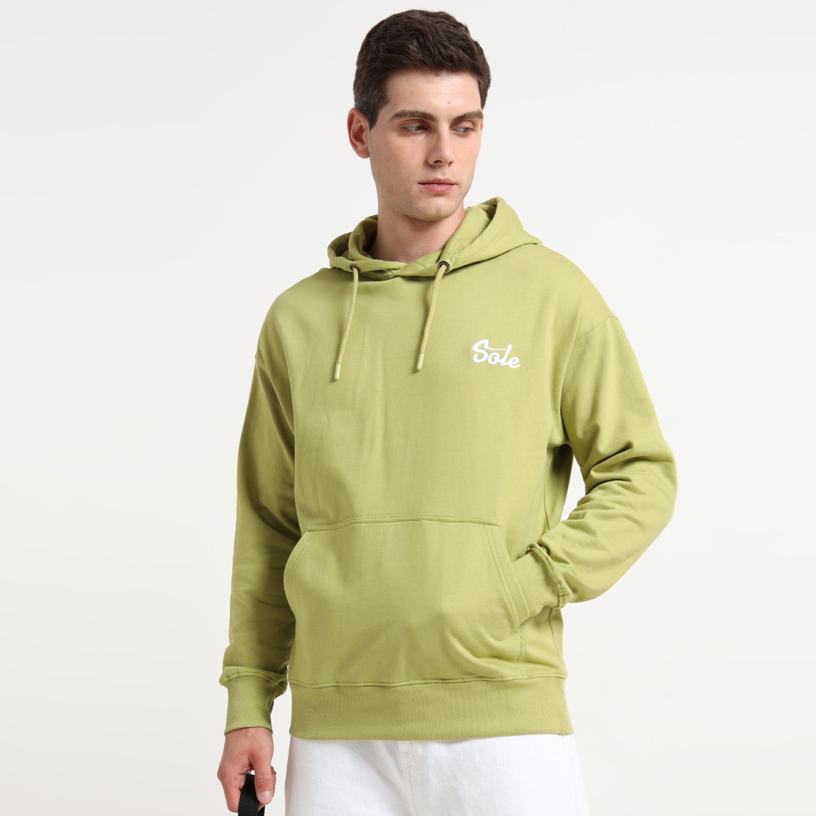 SOLE EMBROYDERED BASIC HOODIE - Image 2