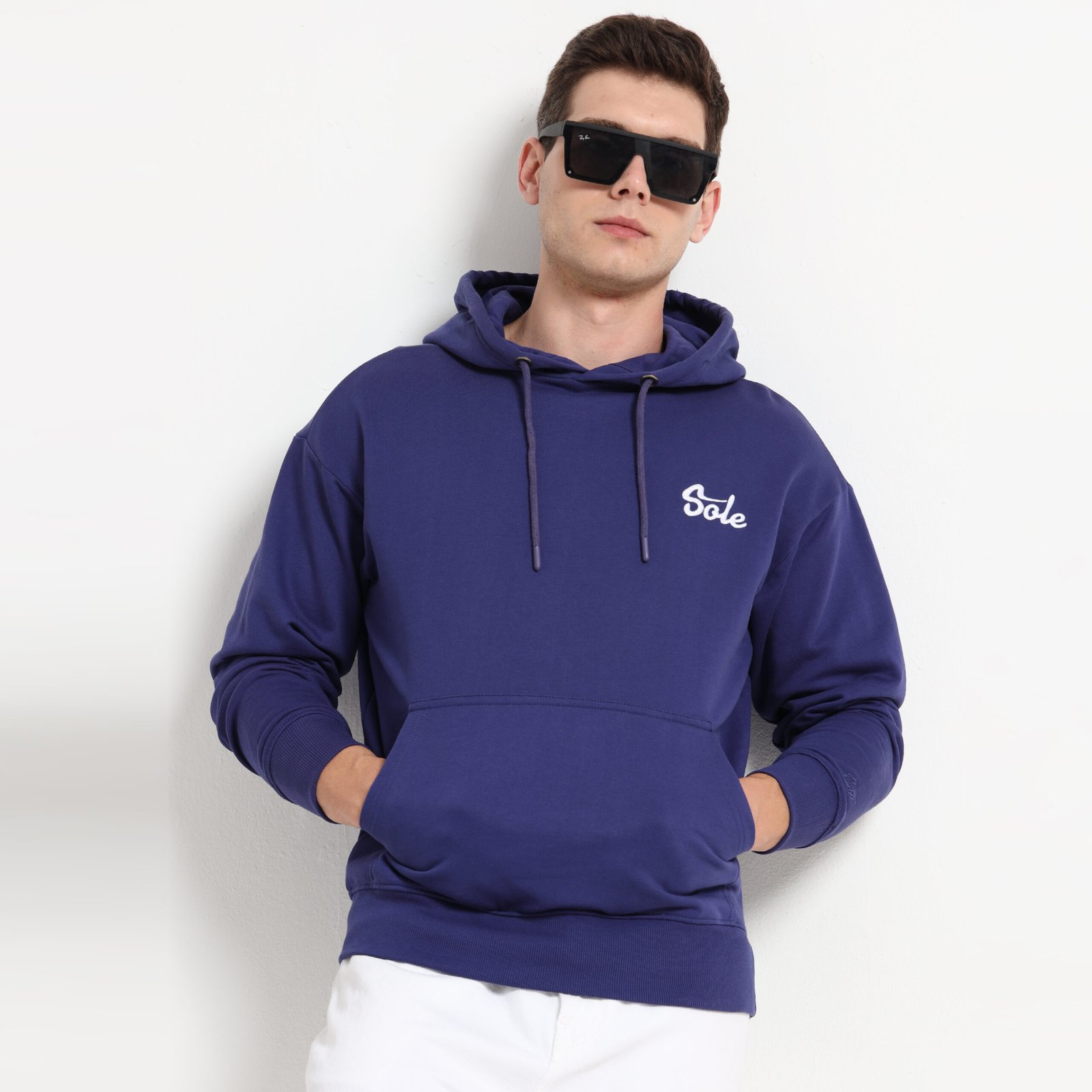 SOLE EMBROYDERED BASIC HOODIE - Image 2