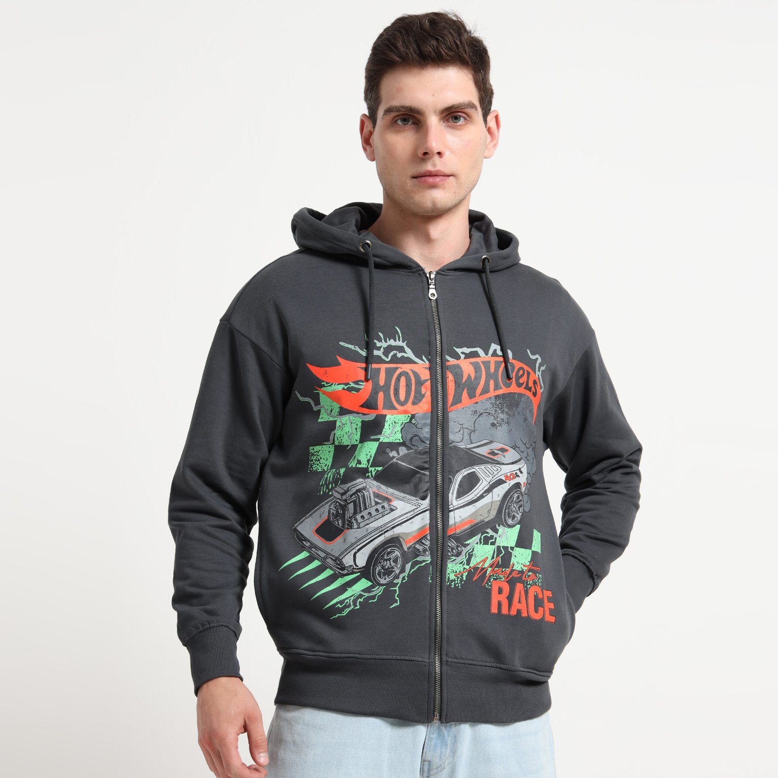 HOT WHEELS ZIP-UP HOODIE - Image 3