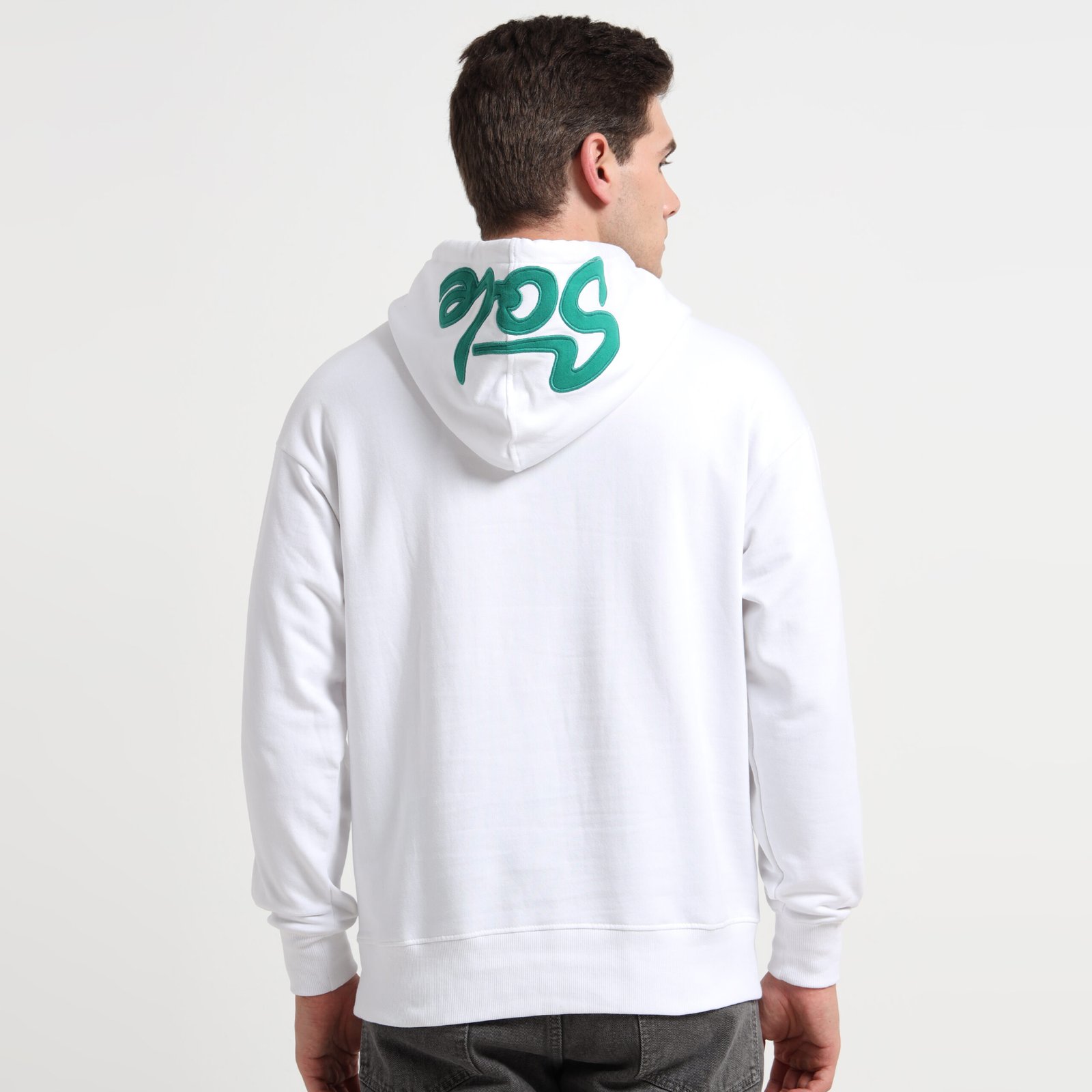 SW BASIC WHITE HOODIE - Image 6