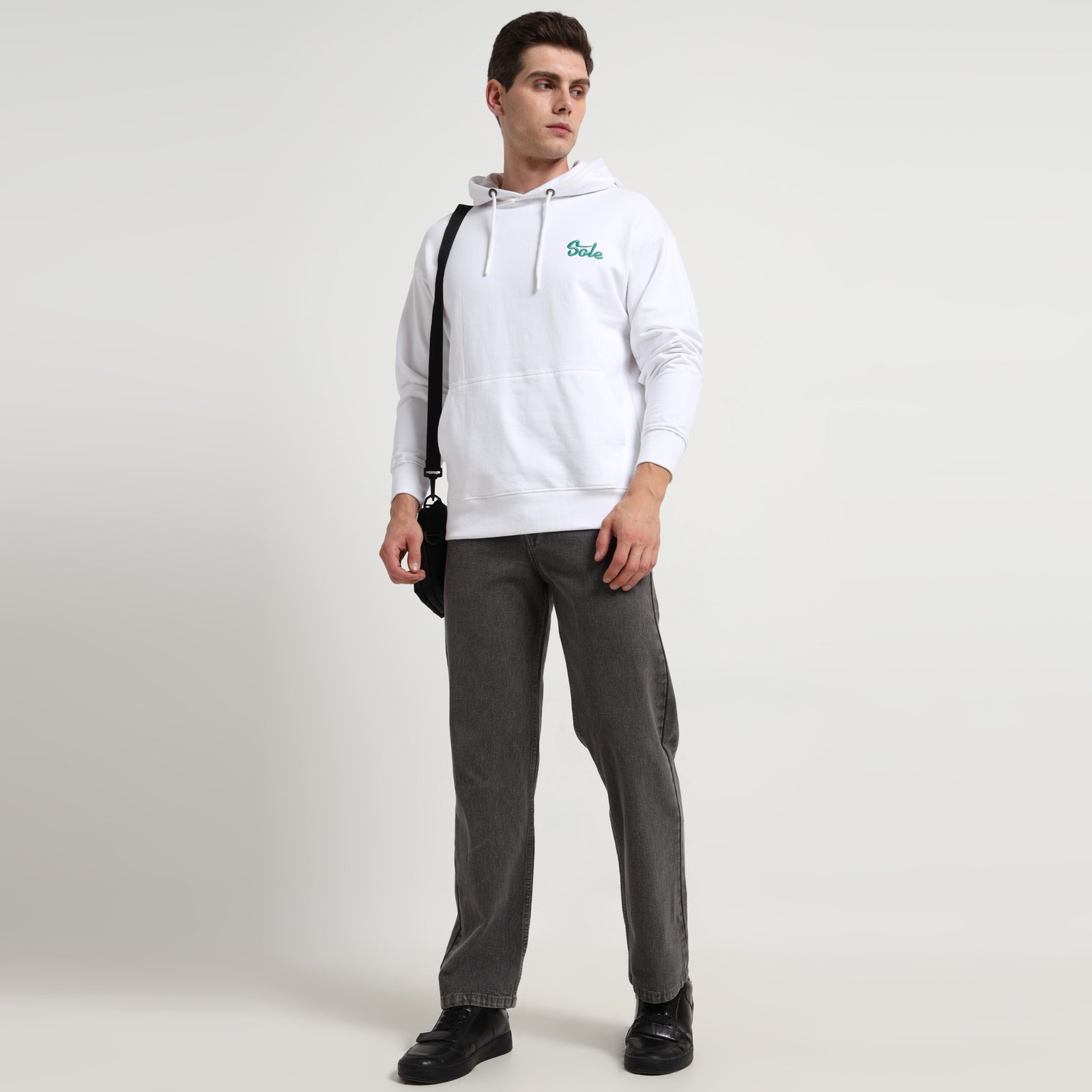 SW BASIC WHITE HOODIE - Image 8