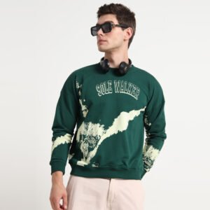SW EMBROYDERED SPLATTER SWEATSHIRT